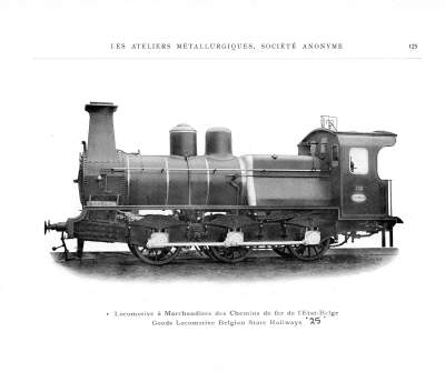 <b>Locomotive à Marchandises des Chemins de fer de l'Etat Belge</b>